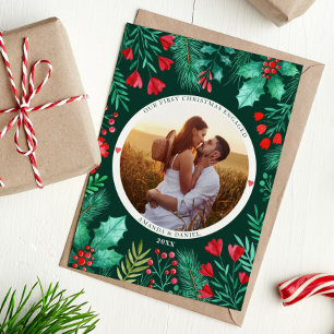 Cartes Pour Fêtes Annuelles Notre premier film d'aquarelle de Noël