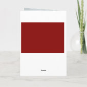 Cartes Pour Fêtes Annuelles Notre premier Noël en tant que Monsieur. & Mme | P (Dos)