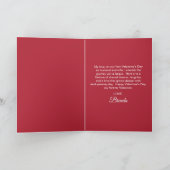 Cartes Pour Fêtes Annuelles Notre première Saint Valentin en tant que mari et  (Intérieur)