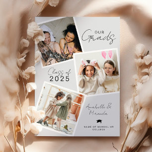 Cartes Pour Fêtes Annuelles Notre remise de diplôme conjointe