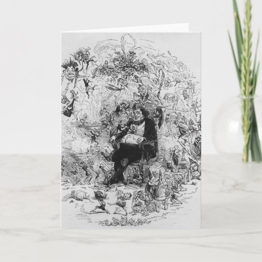 Cartes Pour Fêtes Annuelles Notre rêve de Noël (Devant)