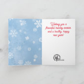 Cartes Pour Fêtes Annuelles Nourriture italienne pâtes sapin de Noël chef trai (Intérieur)