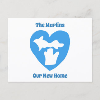Cartes Pour Fêtes Annuelles Nous aimons notre nouvelle maison dans le Michigan