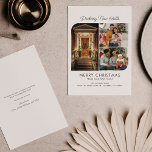 Cartes Pour Fêtes Annuelles Nous avons déménagé Decking Nouvelles Halls Noël D<br><div class="desc">Annoncez votre déménagement de vacances dans le style et avec des photos carte de voeux. Remplacez facilement les photos par vos favoris en cliquant sur le bouton "Personnaliser". Ajoutez votre propre libellé pour convenir à l'occasion et modifiez complètement l'arrière - plan, les polices et la disposition lorsque vous cliquez sur...</div>