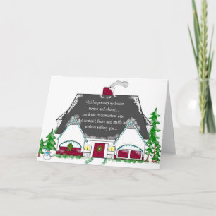 Cartes Pour Fêtes Annuelles Nous nous sommes déplacés…