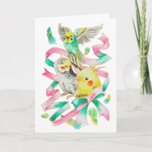 Cartes Pour Fêtes Annuelles Nous sommes des anges (Devant)