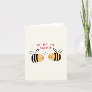 Cartes Pour Fêtes Annuelles Nous sommes ensemble depuis longtemps avec la cart