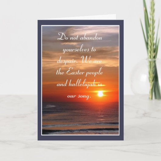 Cartes Pour Fêtes Annuelles Nous Sommes Les Pâques (Devant)