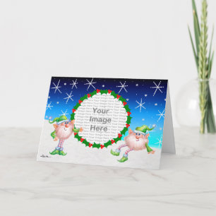 Cartes Pour Fêtes Annuelles Nous sommes surrounded by flakes !