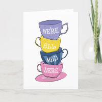 Nous sommes tous fous ici - Mad Tea Party tasses