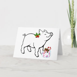 CARTES POUR FÊTES ANNUELLES NOUS SOMMES TOUT LE CHEMIN POUR DIRE JEUNE NOËL