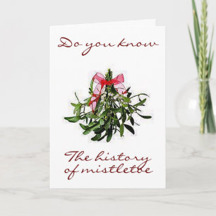 CARTES POUR FÊTES ANNUELLES NOUS UTILISERONS LE MISTLETOE POUR "KISS SOUS" À N
