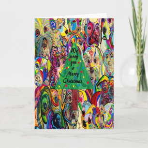 Cartes Pour Fêtes Annuelles Nous VOUS ABOYONS un Joyeux Noël