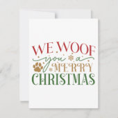 Cartes Pour Fêtes Annuelles Nous Vous Avons Mal Un Joyeux Noël (Devant)