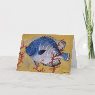 Cartes Pour Fêtes Annuelles Nous Vous Poissons Un Joyeux Noël, Japonisme Vinta