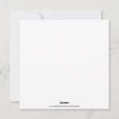 Cartes Pour Fêtes Annuelles "Nous vous souhaitons un joyeux Noël" (Dos)