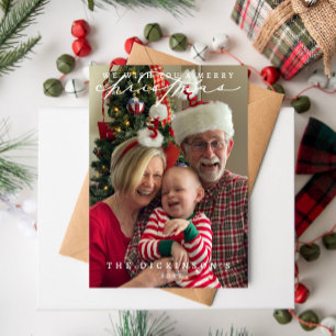 Cartes Pour Fêtes Annuelles Nous Vous Souhaitons Un Joyeux Noël De Famille