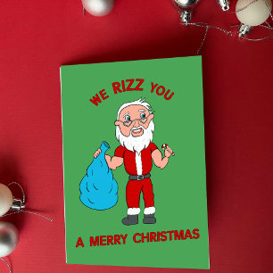 Cartes Pour Fêtes Annuelles Nous Vous Souhaitons Un Joyeux Noël Drôle De Père