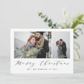 CARTES POUR FÊTES ANNUELLES NOUVEAUX DÉBUTS MERRY NOËL (Debout devant)