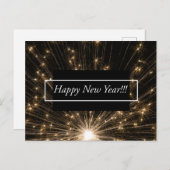 Cartes Pour Fêtes Annuelles Nouvel An (Devant / Derrière)