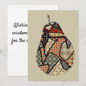 Cartes Pour Fêtes Annuelles Nouvel an (Devant / Derrière)