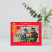 Cartes Pour Fêtes Annuelles Nouvel an (Debout devant)