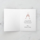 Cartes Pour Fêtes Annuelles Nouvel An 2023 Rose Parties scintillant métal or (Intérieur)