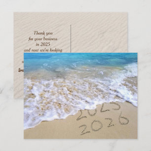 Cartes Pour Fêtes Annuelles Nouvel An 2026 Plage Du Business