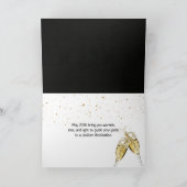 Cartes Pour Fêtes Annuelles Nouvel an 2026 Sparklers sur Noir (Intérieur)