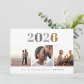 Cartes Pour Fêtes Annuelles Nouvel An | 3 Photo (Debout devant)