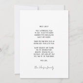 Cartes Pour Fêtes Annuelles Nouvel An art déco élégant (Dos)