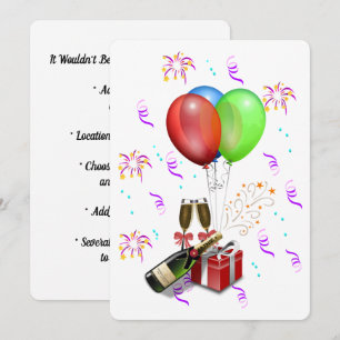 Cartes Pour Fêtes Annuelles Nouvel An au Champagne