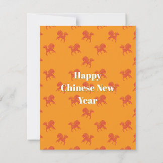 Cartes Pour Fêtes Annuelles Nouvel an chinois