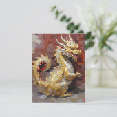 Cartes Pour Fêtes Annuelles Nouvel An chinois 2024 C - Dragon - Huiles (Debout devant)