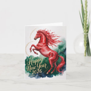 Cartes Pour Fêtes Annuelles Nouvel An chinois du Cheval 2026