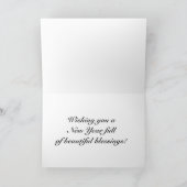 Cartes Pour Fêtes Annuelles Nouvel An des colibris (Intérieur)