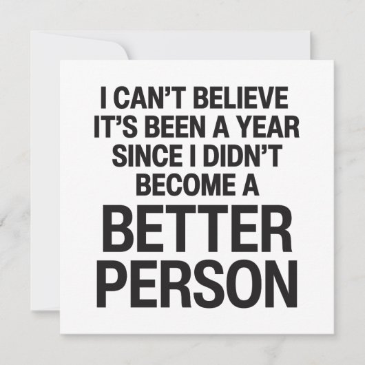 Cartes Pour Fêtes Annuelles Nouvel An drôle (Devant)