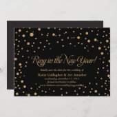 Cartes Pour Fêtes Annuelles Nouvel An Eve Enregistrer la date Annonce (Devant / Derrière)