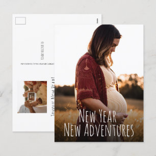 Cartes Pour Fêtes Annuelles Nouvel An moderne Nouvelles Aventures Maternité Ph