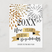 Cartes Pour Fêtes Annuelles Nouvel An Nouvel An | Bonjour au Nouvel An (Devant)