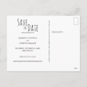 Cartes Pour Fêtes Annuelles Nouvel an Nouvelles aventures Enregistrer la date (Dos)