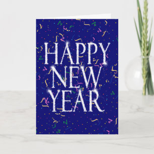 Cartes Pour Fêtes Annuelles Nouvel An pétillant