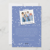 Cartes Pour Fêtes Annuelles Nouvel An Salutations Flammes Étincelantes Photo (Dos)