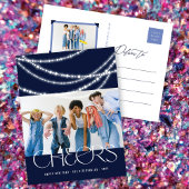 Cartes Pour Fêtes Annuelles Nouvel An Salutations Flammes Étincelantes Photo