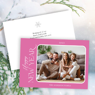 Cartes Pour Fêtes Annuelles Nouvel An Simple Elegance Photo