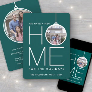 Cartes Pour Fêtes Annuelles Nouvel Ornement de Noël pour Maison 2 Photo Vert S