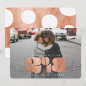 CARTES POUR FÊTES ANNUELLES NOUVELLE ANNÉE (Devant / Derrière)