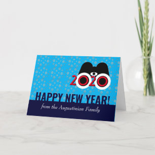Cartes Pour Fêtes Annuelles NOUVELLE ANNÉE 2020 Vision Snowflakes Nouvel An