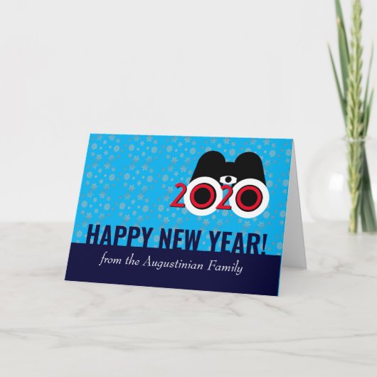 Cartes Pour Fêtes Annuelles NOUVELLE ANNÉE 2020 Vision Snowflakes Nouvel An (Devant)