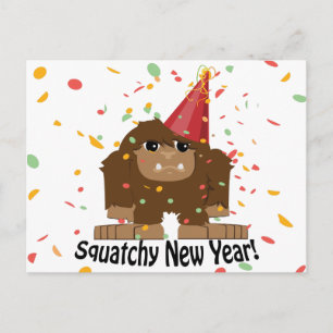 Cartes Pour Fêtes Annuelles Nouvelle année de Squatchy